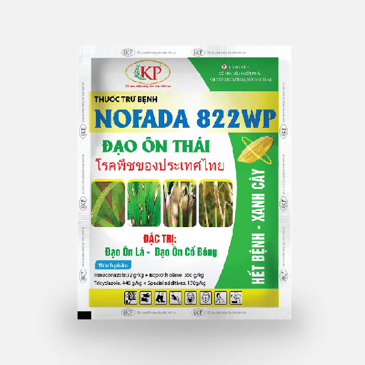 NOFADA 822WP – Đặc Trị Đạo Ôn Hiệu Quả, Xanh Cây