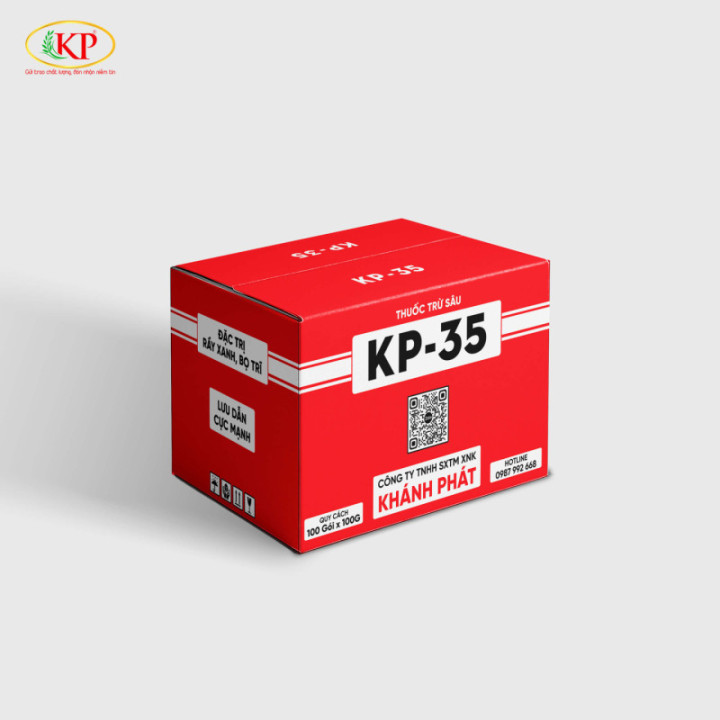 THUỐC TRỪ SÂU KP-35 – Đặc Trị Rầy Xanh, Bọ Trĩ, Côn Trùng Chích Hút