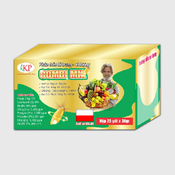 COMBI MIX - Bổ Sung Trung, Vi Lượng, Hạn Chế Rụng Hoa Trái Non