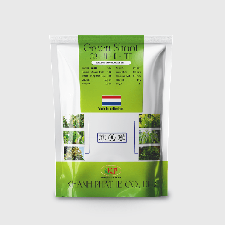 GREEN SHOOT 33-11-11+TE – Kéo Đọt Nhanh, Bung Tược Mạnh, Mập Chồi Dày Lá