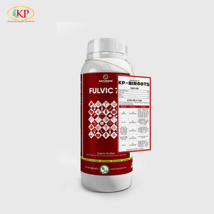 PHÂN BÓN HỮU CƠ FULVIC 70 - Siêu Kích Rễ, Phục Hồi Cây