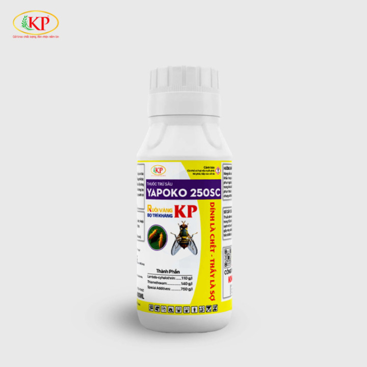 THUỐC TRỪ SÂU YAPOKO 250SC – Trị Ruồi Vàng, Bọ Trĩ Hiệu Quả