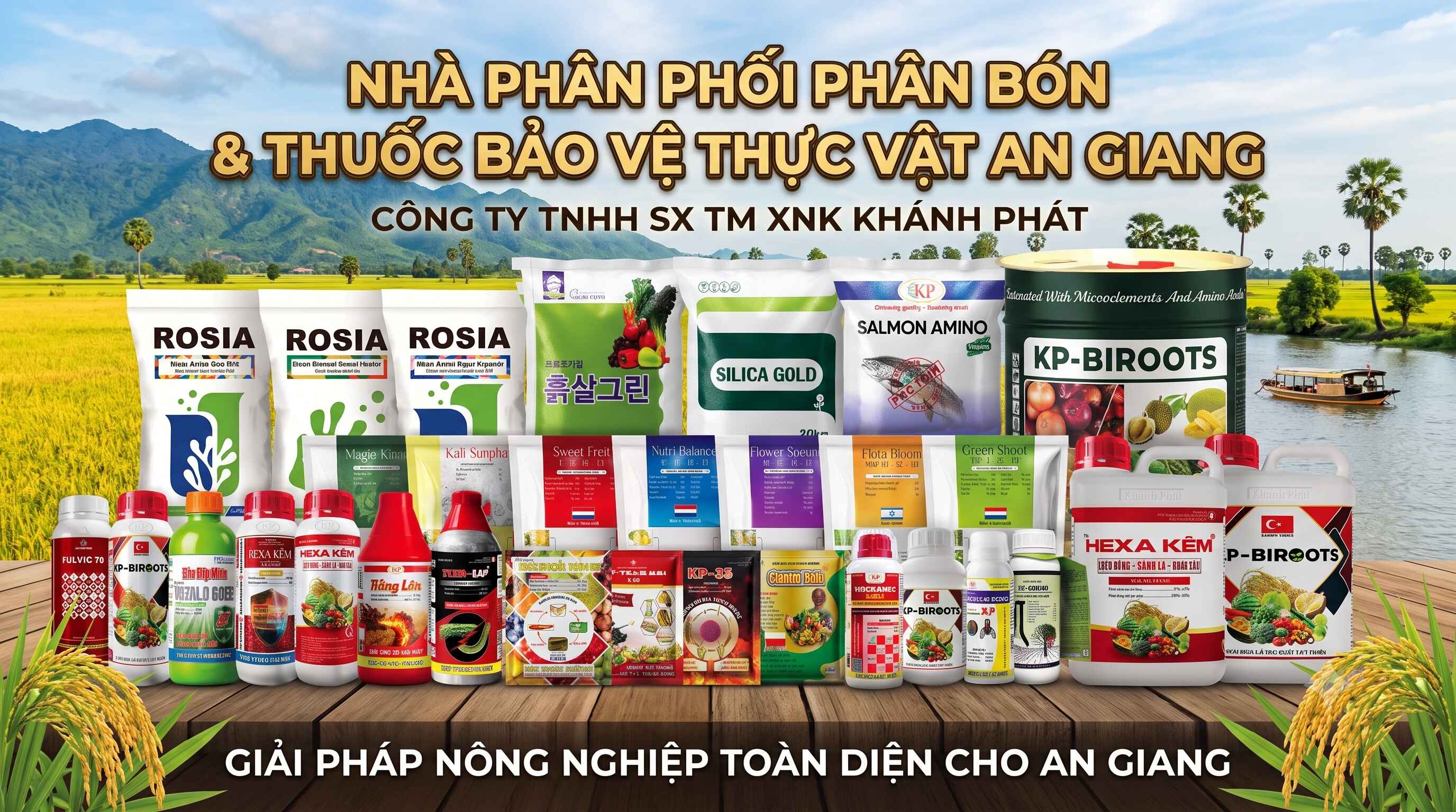 Tuyển Đại Lý Phân Phối Phân Bón & Thuốc BVTV Tại An Giang