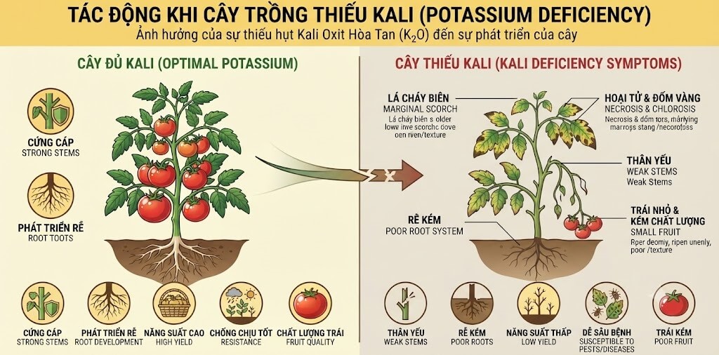 Kali Oxit Hòa Tan Là Gì? Công Dụng "Vàng" Cho Cây Trồng