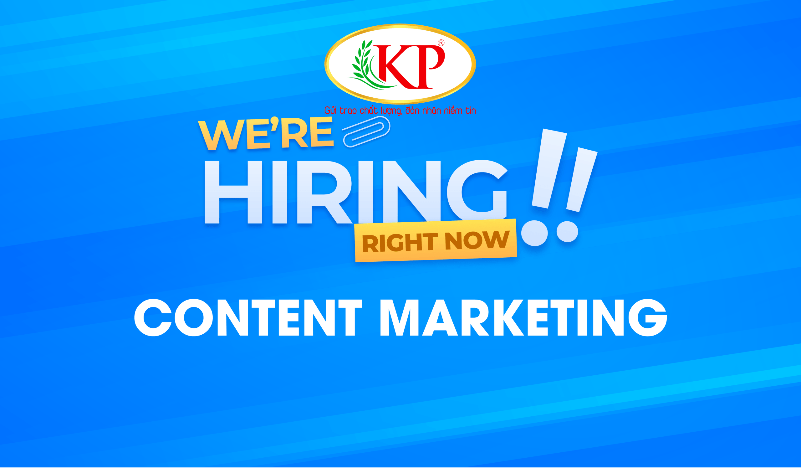 Thông Báo: Tuyển Dụng Content Marketing