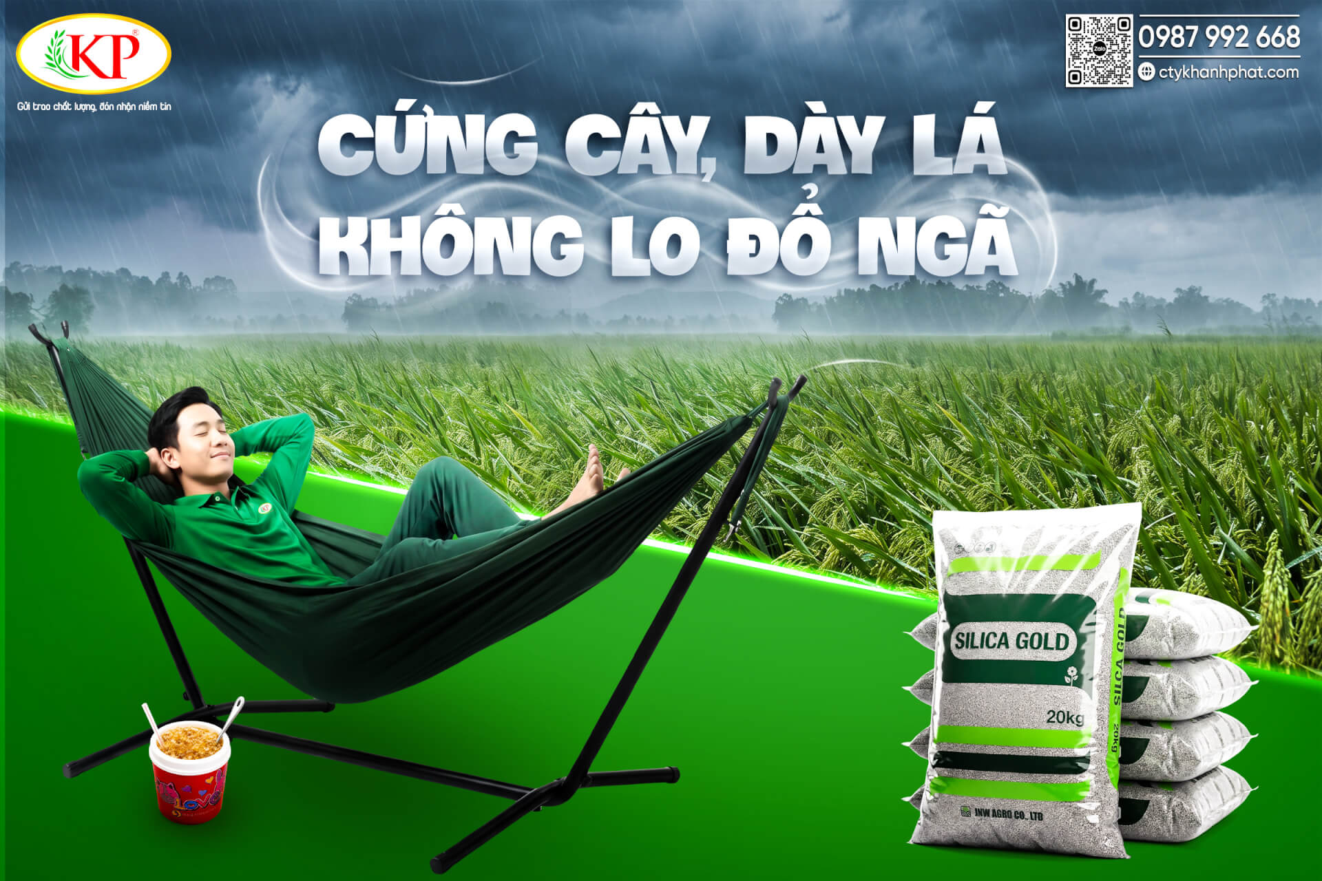 Tiếp Tục Nhập 96 Tấn Phân Bón Silica Gold Về Phục Vụ Bà Con