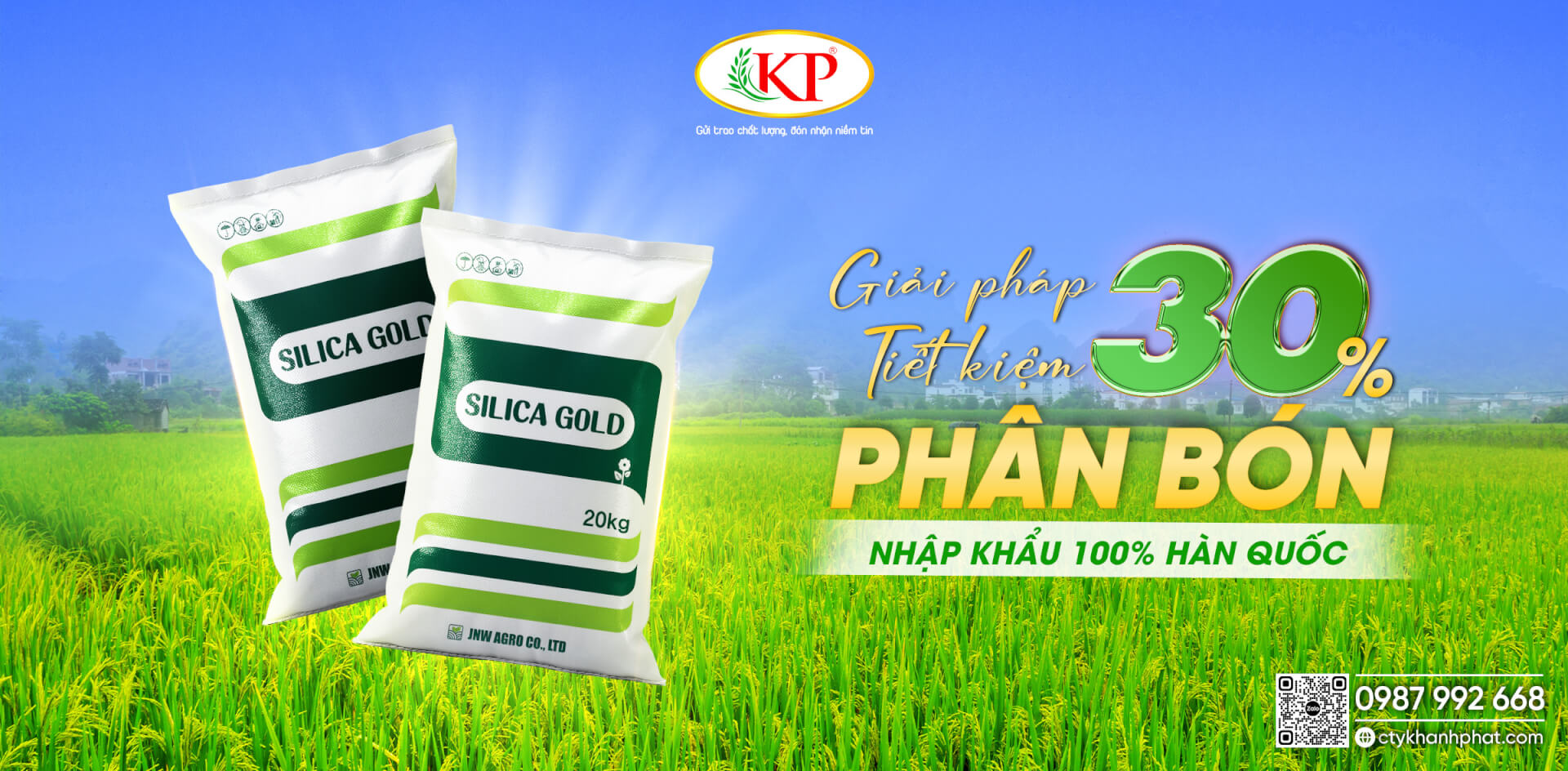 Phân bón cải tạo đất Silica Gold: Hạ phèn, ổn định pH, tiết kiệm 30% phân bón