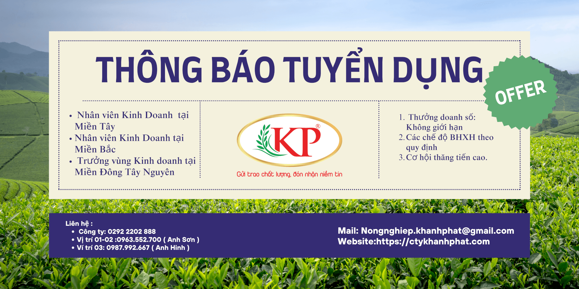Thông báo tuyển dụng