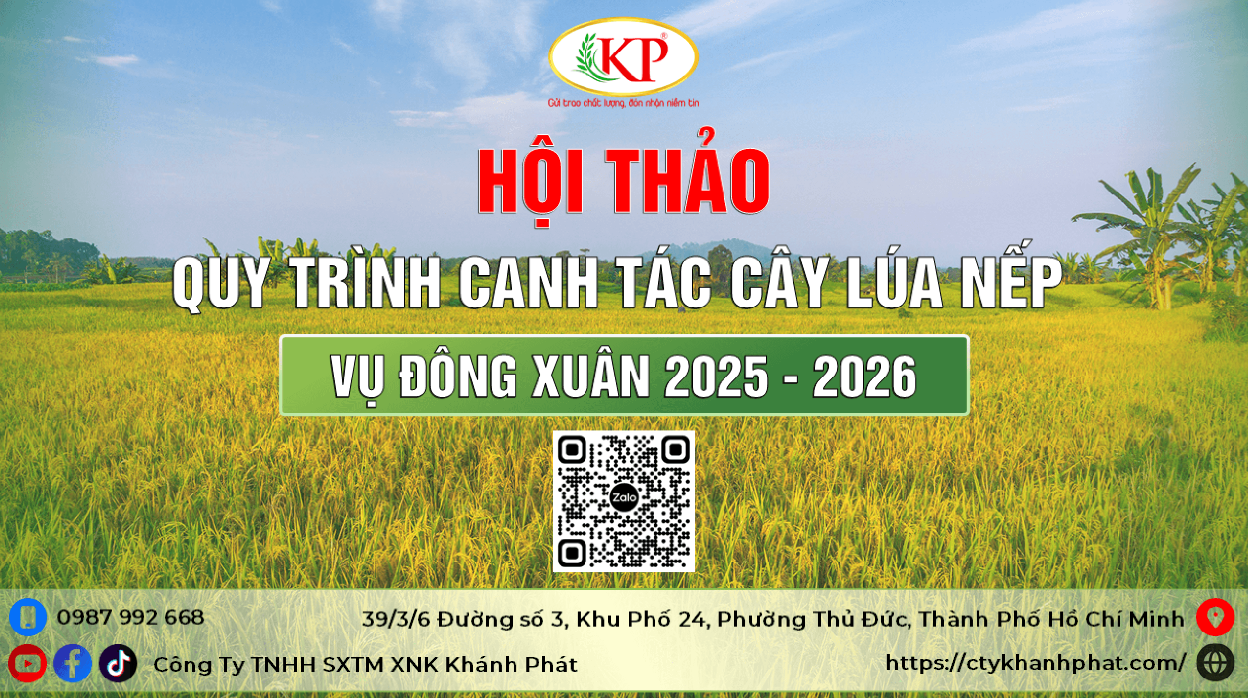 HỘI THẢO CHUYỂN GIAO KỸ THUẬT CANH TÁC LÚA NẾP TẠI GIANG THÀNH – KIÊN GIANG